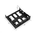 thumbnail image 2 of 3.5 to 5.25 Hard Drive Drive Bay Front Bay Bracket Adapter,Mount 3.5 Inch Devices In 5.25In Bay, 2 of 5