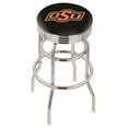 thumbnail image 2 of 25" L7C3C - Chrome Double Ring Wake Forest Swivel Bar Stool with 2.5" Ribbed Accent Ring by Holland Bar Stool Company, 2 of 7