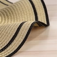 thumbnail image 6 of LEKODE Womens Sun Straw Hat Wide Brim Summer Hat Foldable Packable Floppy Beach Hats for Women Beige One Size, 6 of 6