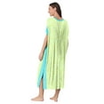 thumbnail image 3 of Layla Women’s Sleepwear 46” Knit Caftan, XS-5X, 3 of 6