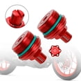 thumbnail image 1 of 2X Vis de Réglage de Précharge de Fourche Rouge Mt 03 19-23 pour Yamaha Mt-03, 1 of 5