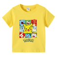 thumbnail image 1 of Camisetas de Pokémon para niños y niñas, ropa de manga corta con estampado de dibujos animados de Pikachu, moda de verano qym unisex, 1 of 2