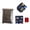 B003- Car Pattern, variant on Sew Your Own Toys, 3 in Fabric Panels, Cartoon Fish Pattern, Buckwheat Hull Filling, Diy Juggling Ball Kit, Casual Homemade Game, Blue Base, 6 Pc Cut Cloth, 1 Bag Filling
