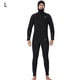 thumbnail image 2 of Sudadera con capucha manga larga manga transpirable cómodo traje de baño Elástico Snorkel conjunto de mono para bucear surf nadando negro l 5mm sidaley OD019366-07, 2 of 7