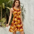 thumbnail image 5 of Baked Beans Dress Summer Street Style Dresses Female Sleeveless Printed Sundress, 5 of 7