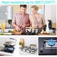 thumbnail image 2 of MSDADA Gas Stove Burner Covers,8 Pcs 0.2mm 10.6" x 10.6" Gas Range Protectors with 2 Pcs Kitchen Silicone Gap Cover, Double Thickness, Non-Stick, Reusable And Dishwasher Safe（Silver）, 2 of 7