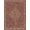 Brick Red Rust Orange, Pattern 19, variant on ODIKA 8'x10' Washable Area Rug Kilim Weathered Navy Bands Stepped Motif Distressed Faded Vintage for Dining Room, Large Office, Lounge, Non-Slip Chair-Friendly Mat