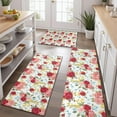 thumbnail image 2 of Pioneer Flower Floral Print Pattern Kitchen Rugs Sets Of 3,Kitchen Runner Rugs Non Skid Washable,Decorative Kitchen Floor Mats for Kitchen,Sink,Laundry,17"x30"+ 17"x47" + 17"x59", 2 of 6