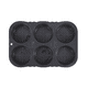 thumbnail image 2 of Hamburger Bun Pan 4 pulgadas 6 cavidad de calor de silicona pan de hamburguesa con agujeros de aire no se pegue sartén para hornear fácil de limpiar utensilios de cocina, 2 of 6