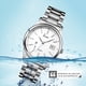 thumbnail image 5 of Relojes de pulsera clásicos para hombre Relojes de cuarzo impermeables Reloj de negocios (Plata), 5 of 8