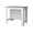 White + Gray, variant on Xukmct Wood Kitchen Island with 3 Open Shelves, White Gray