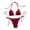 Wine, variant on Staron Women's Bikini Swimsuit High Waist Triangle Top Two Piece Bathing Suit Beach Vacation Pool Party, Khaki M
