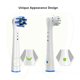 thumbnail image 5 of Juego de 12 cabezales de repuesto para cepillo de dientes eléctrico Oral B Braun, compatibles con cabezales de cuidado de encías sensibles., 5 of 9
