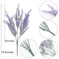 thumbnail image 2 of Flores Artificiales de Lavanda 24 Piezas Plantas Falsas con Ramo de Boda de PláStico SintéTico para Centros de Mesa DecoracióN de la Cocina del Hogar, 2 of 5