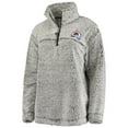 thumbnail image 2 of Women's G-III 4Her by Carl Banks Gray Colorado Avalanche Sherpa Quarter-Zip Pullover Jacket, 2 of 5