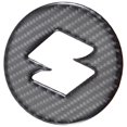 thumbnail image 1 of Real Carbon Fiber Steering Wheel Center Sticker Cover for Suzuki Jimny 2019 2020, 1 of 5
