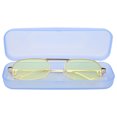 thumbnail image 2 of Gafas de sol anti-UV con lentes amarillas, gafas polarizadas a prueba de rayos ultravioleta vintage de moda, 2 of 8