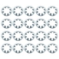 thumbnail image 1 of 50Pcs SAE 5/16" Zinc-Plated Carbon Steel Internal Tooth Lock Washer, 1 of 6