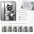 thumbnail image 3 of Funny Bathroom Wall Hieng Bathroom Decor Bathroom Accessories Prints Paintings for Home Farmhouse Bedroom Washroom Humor Black And White Animals Cow in Toilet Wall Decor, 3 of 6