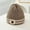 Coffee, variant on NAISIBABY Kids Boys Girls Beanie Hat, Solid Color Thicken Winter Knit Hat Black Free Size