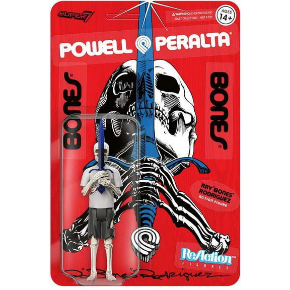 Ray 'Bones Rodriguez Powell Peralta Wave 4 Super7 Reaction Action Figure