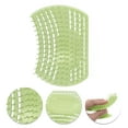 thumbnail image 3 of Unique Bargains 1 Pc Handle Hollow Hair Shampoo Brush for Head Massage 4.72"x3.15"x2.56" Green, 3 of 6