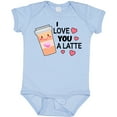 thumbnail image 3 of Inktastic I Love You a Latte with Coffee Cup Boys or Girls Baby Bodysuit, 3 of 5