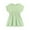 Green, variant on Zwiiyzr 2025 6M-5Y Toddler Baby Girl Summer Sundress Cap Sleeve Casual Swing Flowy Dress Cotton Solid Outfits Hot Pink