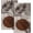 Boho Leaf, variant on Boho Leaves Hand Towels Mid Century Fingertip Towel Set of 2 Soft Kitchen Dish Towels Decorative Bathroom Towels for Bath Guest Gym Spa 16X24in