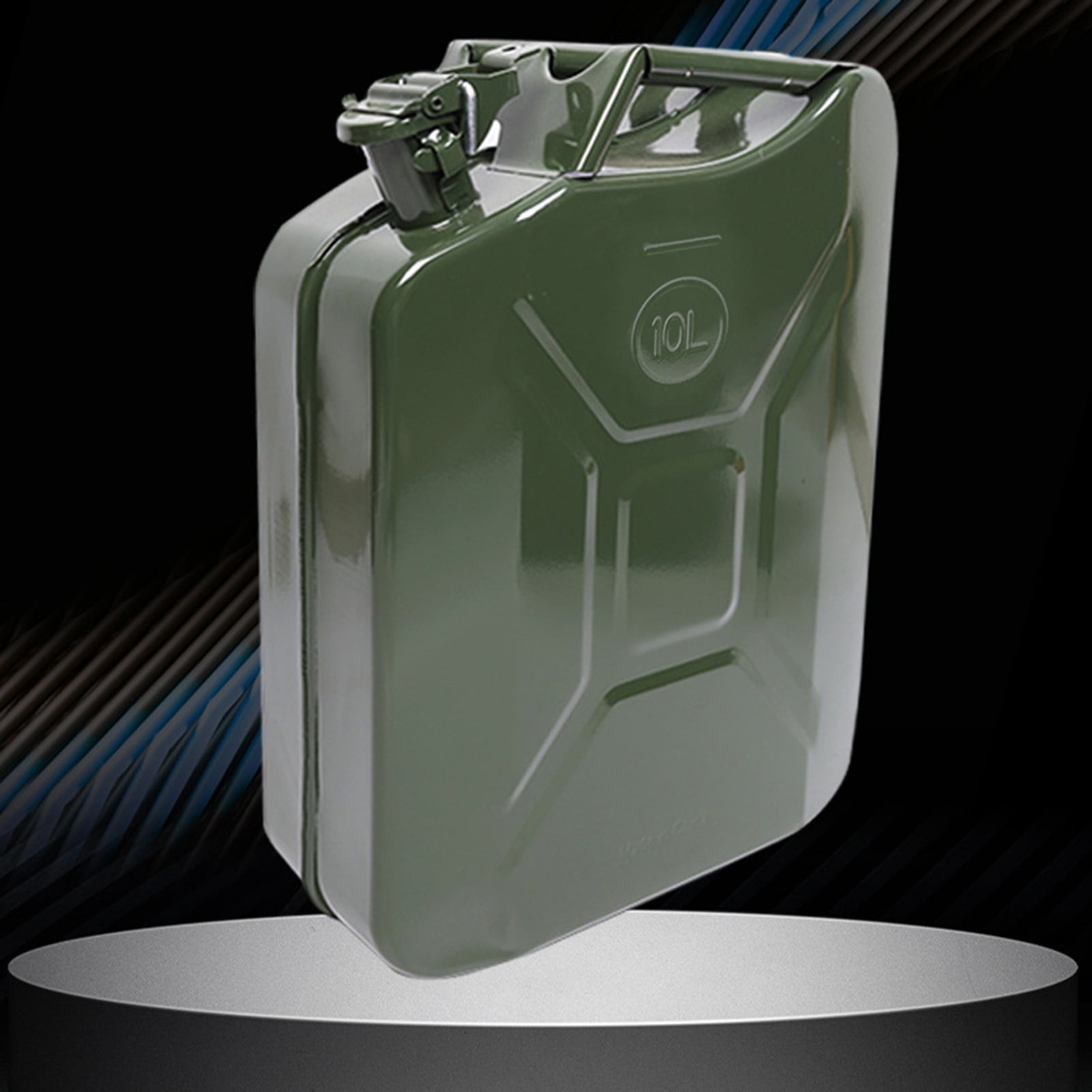 Anvazise Fuel Tank 10L Transfer Tank Portable Storage Transfer Container with Flexible Spout System Large Capacity Leakproof Good Sealing Oil Transfer Tank (Style B)