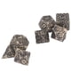 thumbnail image 4 of Dados sólidos de juguete, poliedro de Metal, número claro, juego de rol, dados rodantes, juego de juguete para mesa, barril plateado de bronce, 4 of 9