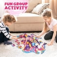 thumbnail image 3 of BenBen Puzzles for Kids Ages 4-6, Large 52 Piece Mermaid Floor Puzzles for Toddlers 3-5 Girls Boys, 3 of 9