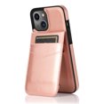thumbnail image 6 of Jiahe Cover for iPhone 14 Plus 6.7" 2022 Case,Shockproof Card Slots Kickstand Case with Flip Premium Leather Anti-scratch Protective,Rosegold, 6 of 8