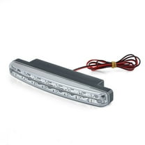 2X 8 Led Daytime Running Lights Car Driving Drl Fog Lamp Light White Bright 12V