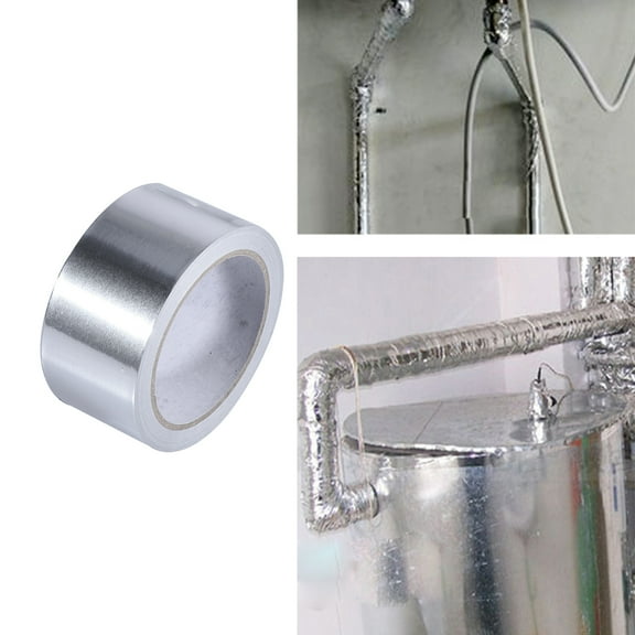 PENIKOKO Heat Resistant Silver Aluminium Foil Sealing Tape Durable Adhesive for Duct and Exhaust