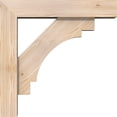 thumbnail image 3 of Ekena Millwork 5 1/2"W x 24"D x 24"H Merced Block Smooth Bracket w/ Offset Brace, Douglas Fir, 3 of 25