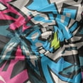 thumbnail image 5 of Ambesonne Grunge Valance Pack of 2, Street Art Graffiti Funk, 54"X12", Multicolor, 5 of 5