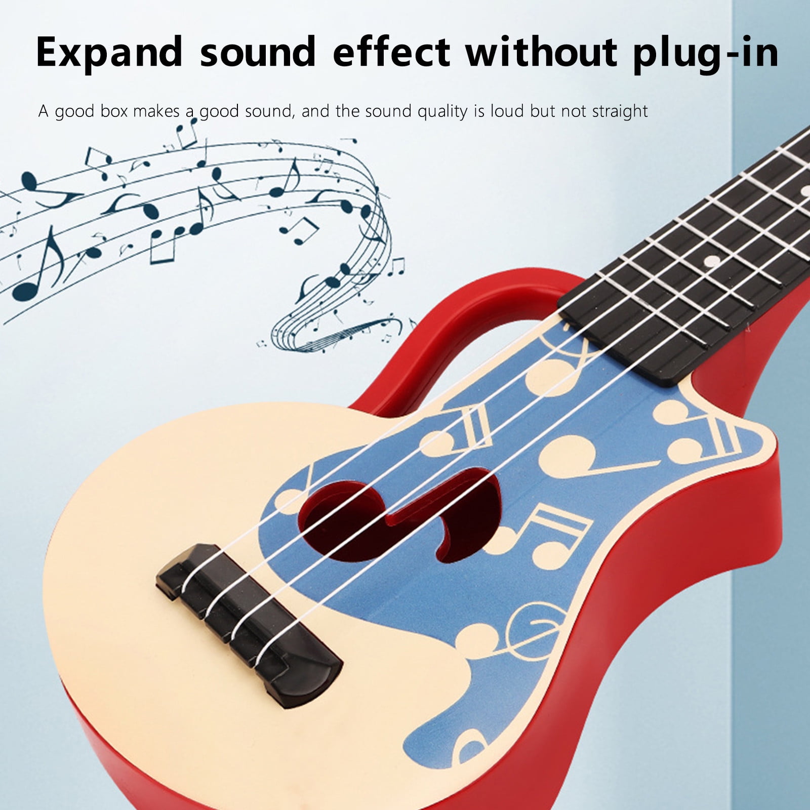 Yannianjz KidsGuitar Ukulele, Beginner Musical Instrument, 4 Strings, Mini Guitar for Skill ImprovingKidsPlay, Early Educational, PreSchoolChildren