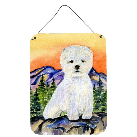 Caroline's Treasures SS8159DS1216 Westie Wall or Door Hanging Prints, 12x16, multicolor