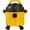 Yellow, variant on KFFKFF Wet Dry Vacuum, 2.6 Gallon Capacity, 2.5 Peak Horsepower, Versatile 3 in 1 Compact Shop Vacuum with Blowing Capability, Convenient Attachment Storage, Ideal for Floor, Furniture, Crevice, Vehi