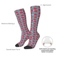 thumbnail image 6 of Fotbe Hand Drawn Strawberry print Women's Men's Novelty Crew Socks Cotton Socks Knee High Socks for Walking,Running,Nurses,Pregnancy, 6 of 8