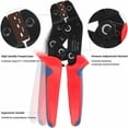 thumbnail image 1 of Alicates de engarzado con conectores de terminales de 600 uds, engarzadora de casquillos de cableado eléctrico macho y hembra de varios tamaños, 1 of 4
