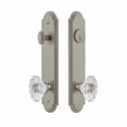 thumbnail image 5 of Grandeur Arc Tall Plate Single Cylinder One Piece Knobset with Biarritz Knob, 5 of 6