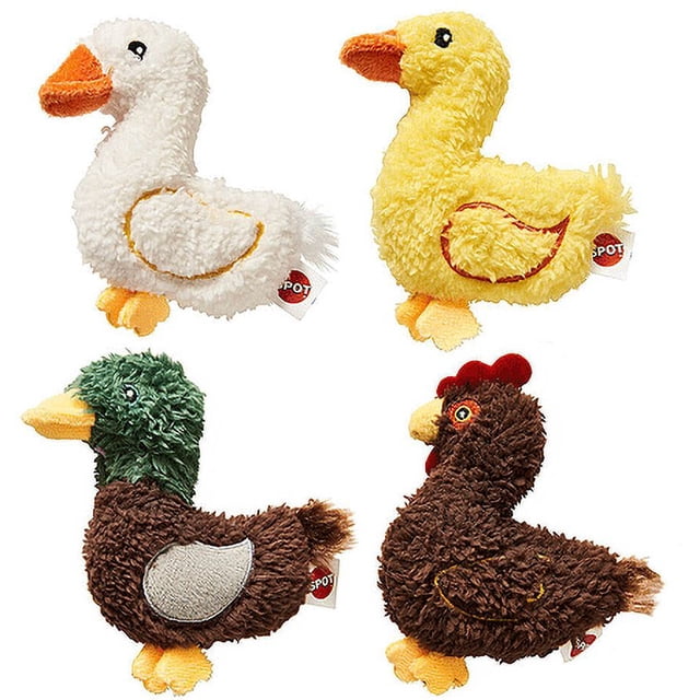 E52175 ÉTICO/SPOT Love The Earth Barnyard Bird Juguete para gatos de 4 pulgadas