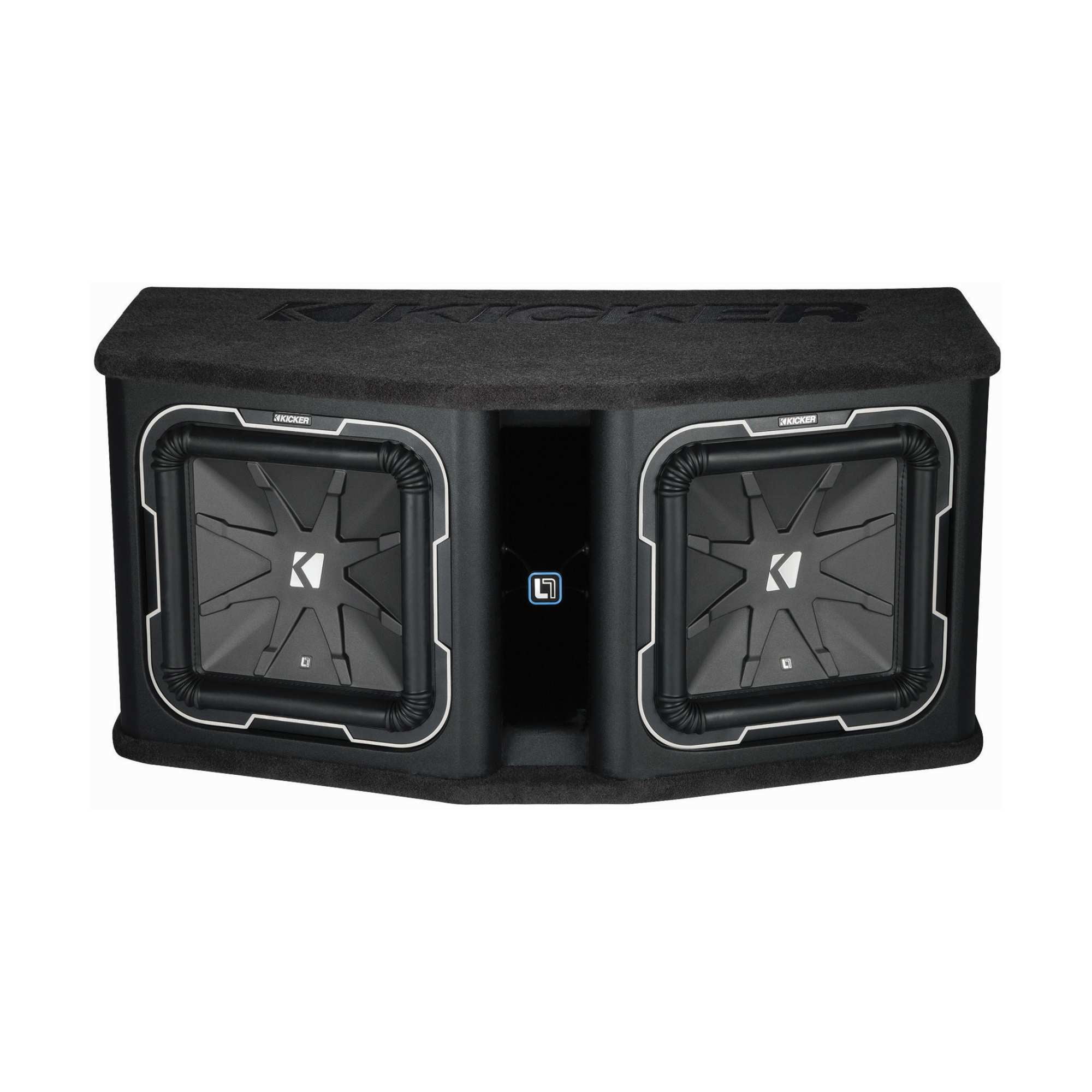 Kicker Q-Class DL712 Dual KICKER L7 12-inch Subwoofers in Vented Enclosure,  2-Ohm