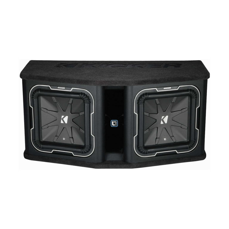 Kicker Q Class DL712 Dual KICKER L7 12 inch Subwoofers in Vented Enclosure 2 Ohm