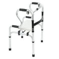 thumbnail image 1 of Andador Para Personas Mayores, Andador Plegable Con Altura Del Asiento Ajustable, Capacidad De Peso De 396,8 Lb, Ligero, Antideslizante Para Baño, 1 of 7