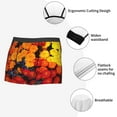 thumbnail image 3 of Kdxio Men's Boxer Briefs with Marigold Flowers In Different Colors Print - Comfortable and Breathable Underwear for Everyday Wear, 3 of 5