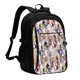 thumbnail image 1 of Disketp Colourful Horses Mochila de Viaje Estampada para Laptop con Puerto de Carga USB, Mochila Impermeable para Computadora – Regalo para Hombres y Mujeres, 1 of 7