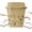 Beige, variant on Inground Worm Composter, Ventilated Sturdy Bin for Raised Beds